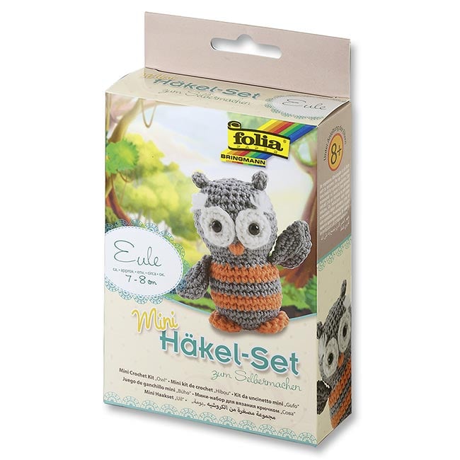 Kit Broderie Bucilla Crewel – Mini Hibou Et Oiseau – Laine 100% – #37717